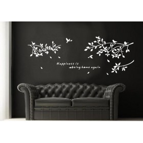 Happiness is Being Home Again Wall Sticker